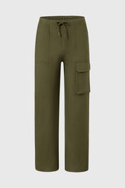 Pantalón Niño Cargo Calce Recto Verde