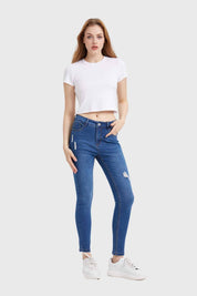 Jeans Mujer Skinny Lia Azul
