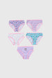 Calzón Niña 5Pack Print Lila