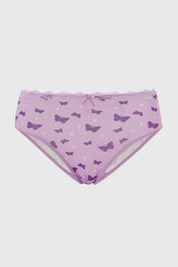 Calzón Pantaleta Detalle Cinta Lila