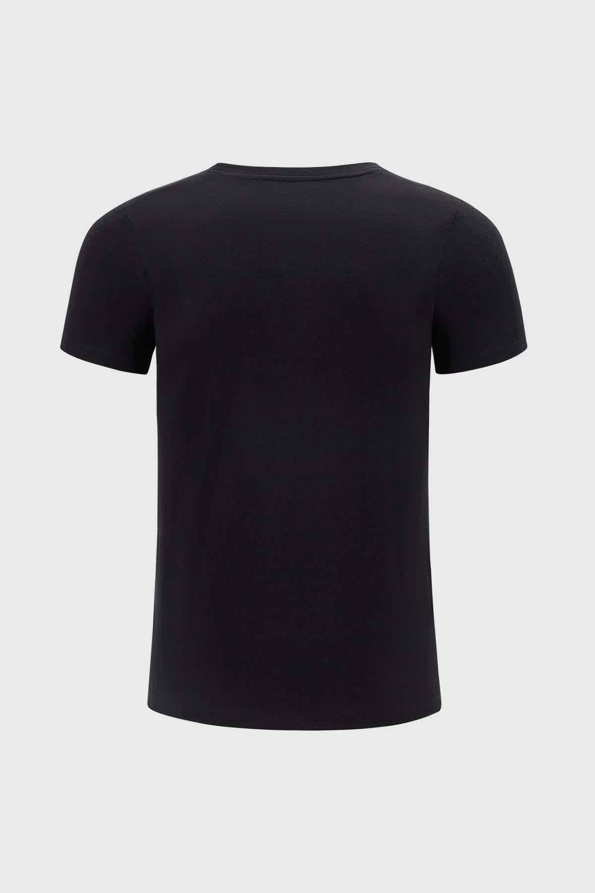 Polera Niño Print Negro