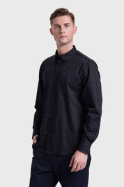 Camisa Hombre Fantasía Negro