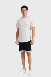 Polera Hombre Long Fit Básica Beige