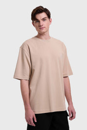 Polera Hombre Loose Fit Beige