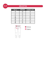 Calza Niña Mini Print Rosado