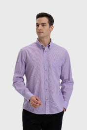 Camisa Hombre Fantasía Lila