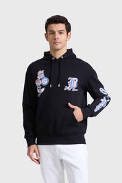 Polerón Hombre Hoodie Print Negro