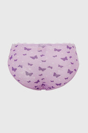 Calzón Pantaleta Detalle Cinta Lila