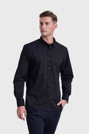 Camisa Hombre Fantasía Negro