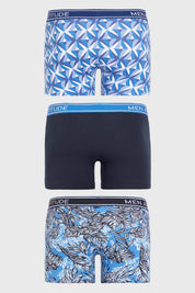 Boxer Tripack Azul