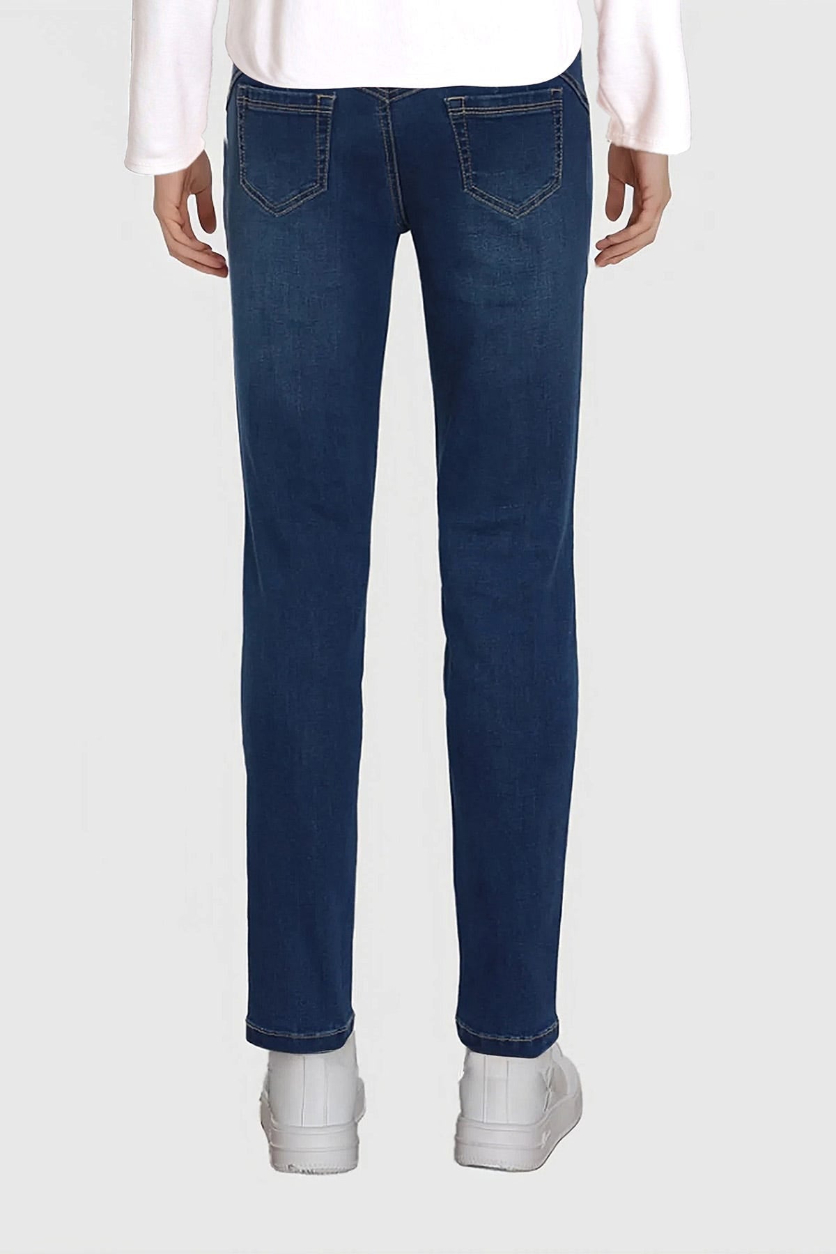 Jeans Mujer Skinny Push Up Azul