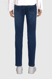 Jeans Mujer Skinny Push Up Azul