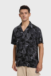 Camisa Hombre Guayabera Negro