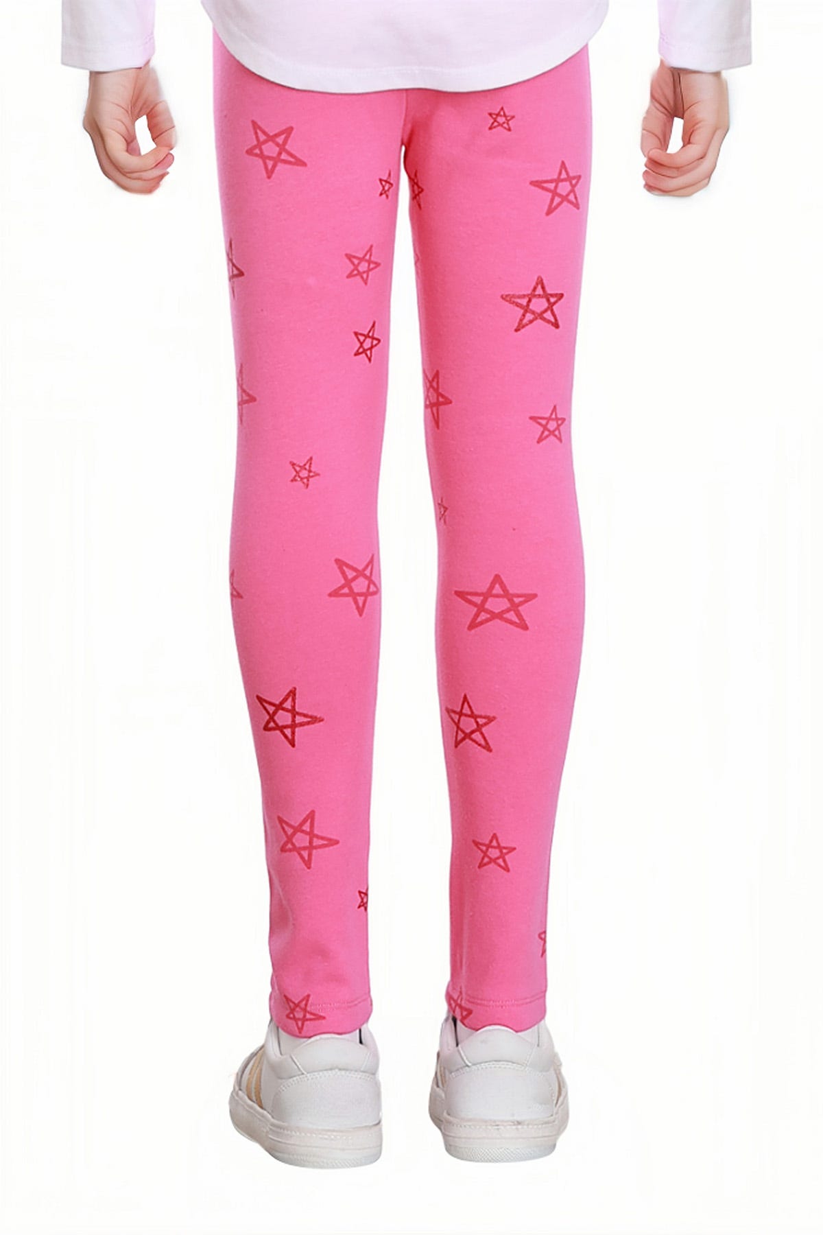 Calza Niña Mini Print Rosado