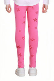 Calza Niña Mini Print Rosado