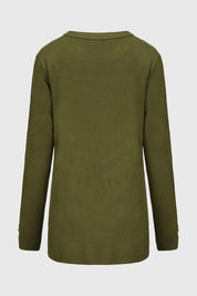 Sweater Mujer Cerrado Verde