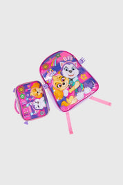 Mochila Escolar Lonchera Paw Patrol Rosado