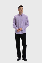 Camisa Hombre Fantasía Lila