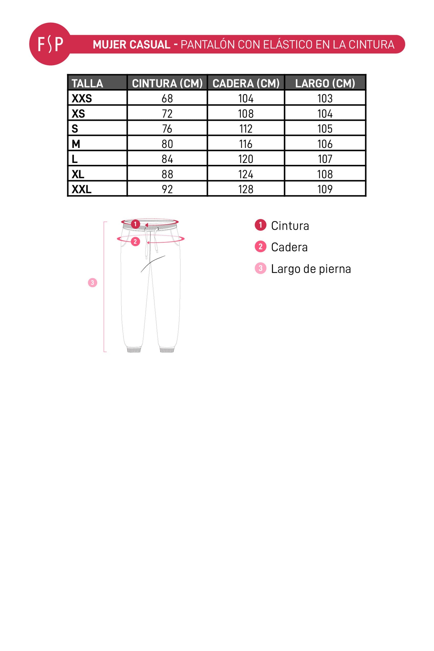 Pantalón Mujer Palazzo Con Bolsillo Blanco