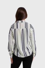 Blusa Mujer Abotonada Crudo