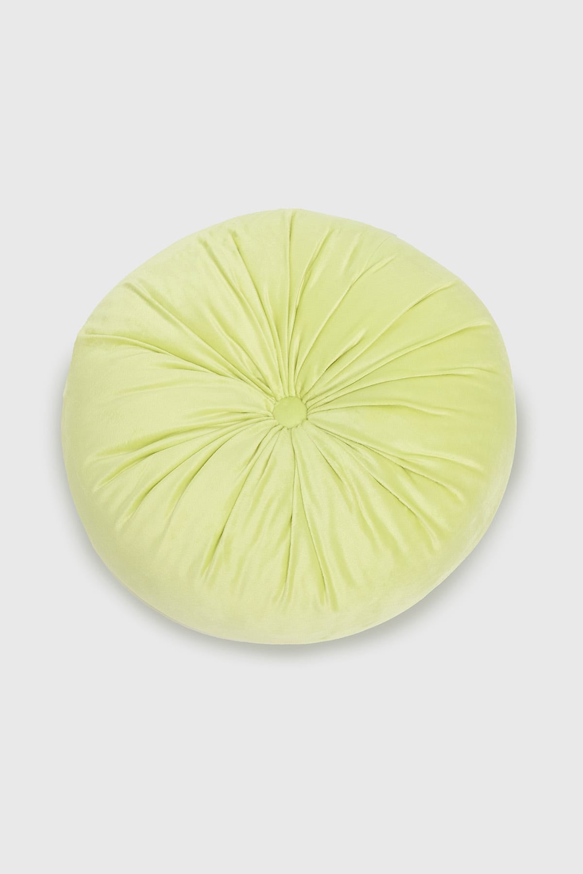 Cojín Unisex Velvet Redondo Verde