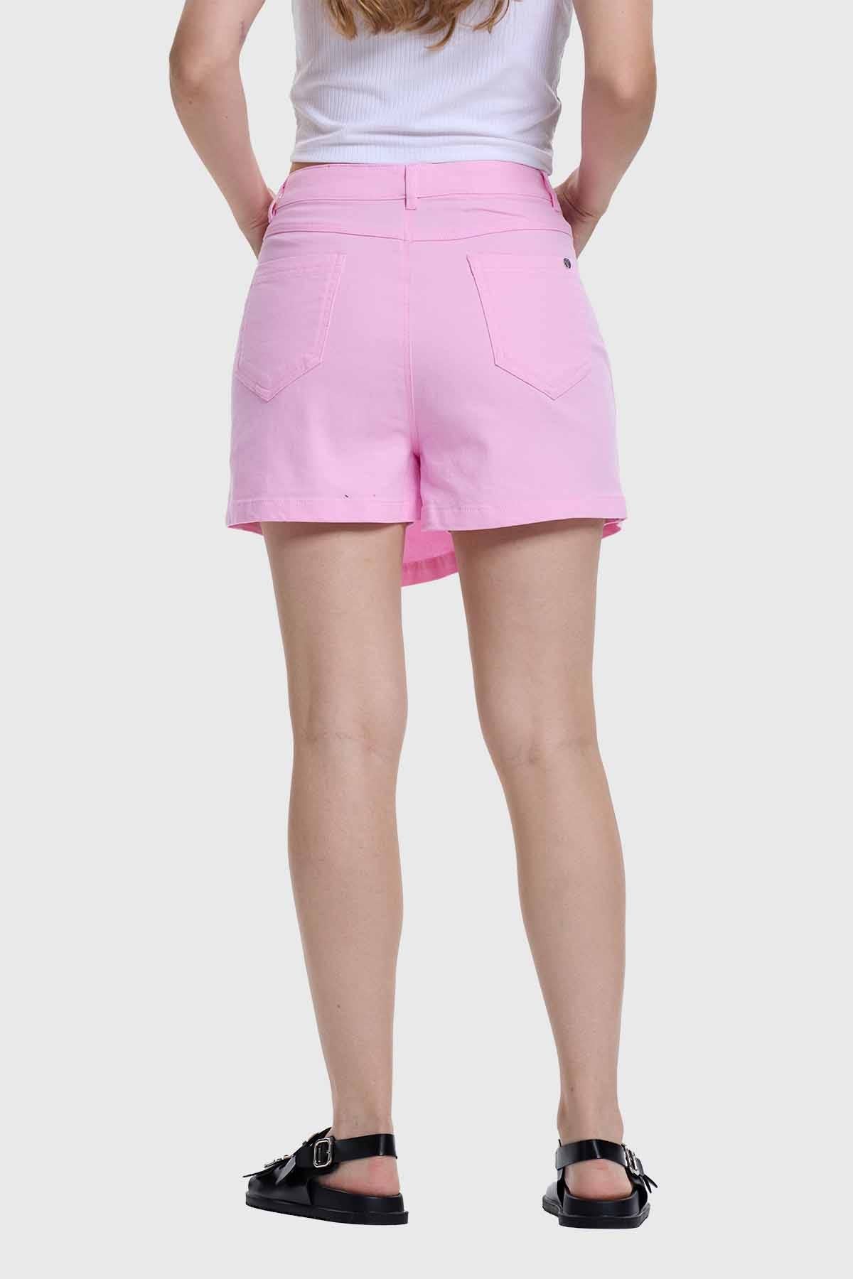 Falda Mujer Short Rosado