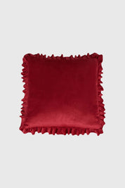Cojín Unisex Velvet Vuelos Rojo Oscuro