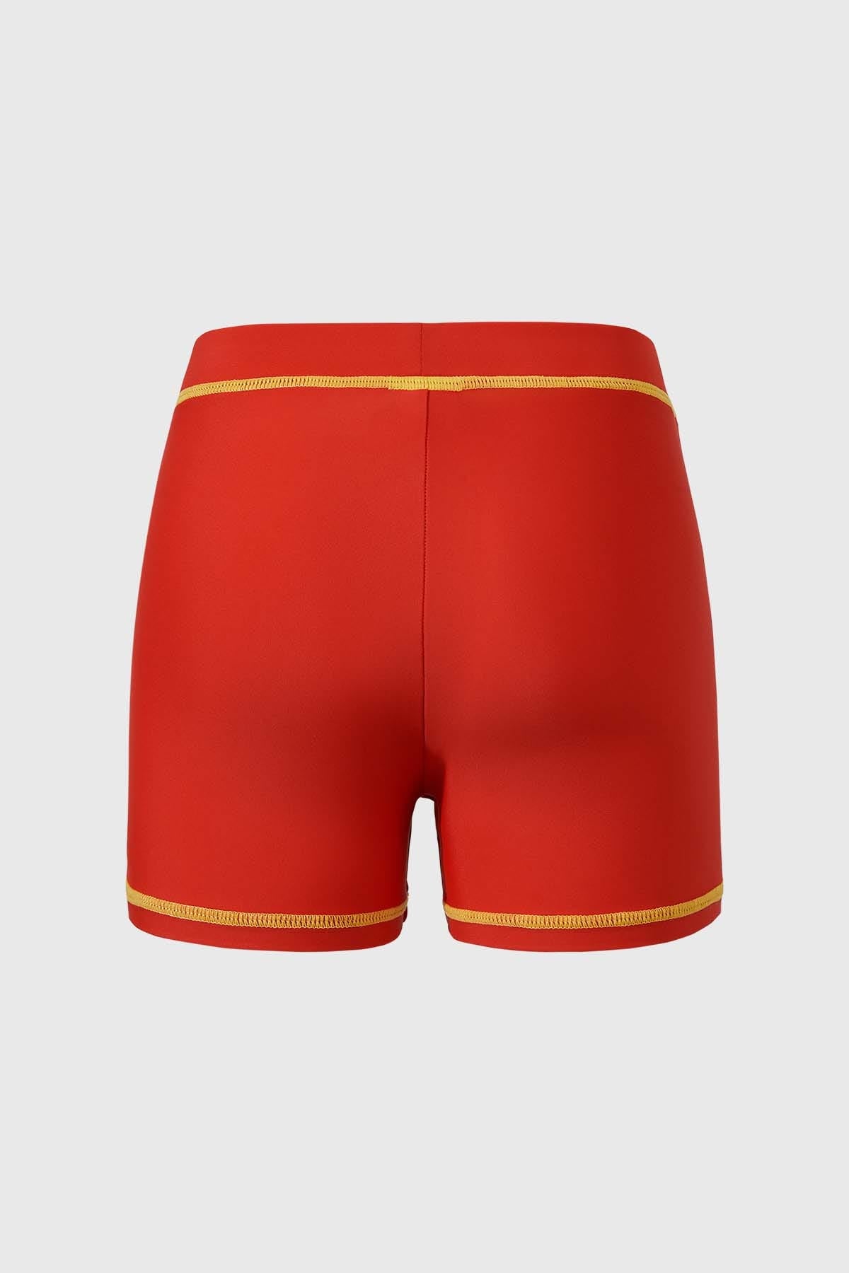 Short De Baño Niño Superman Rojo