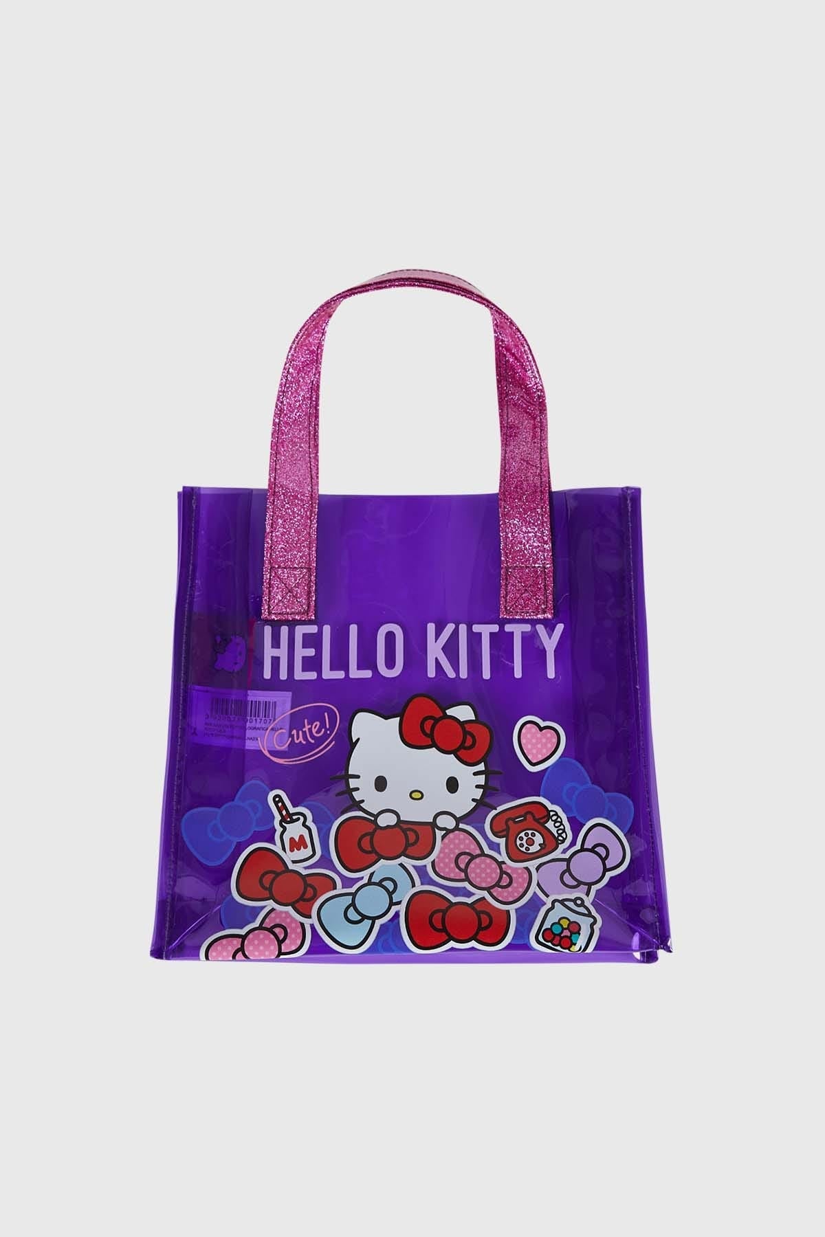 Bolsa Holográfica Hello Kitty Lila