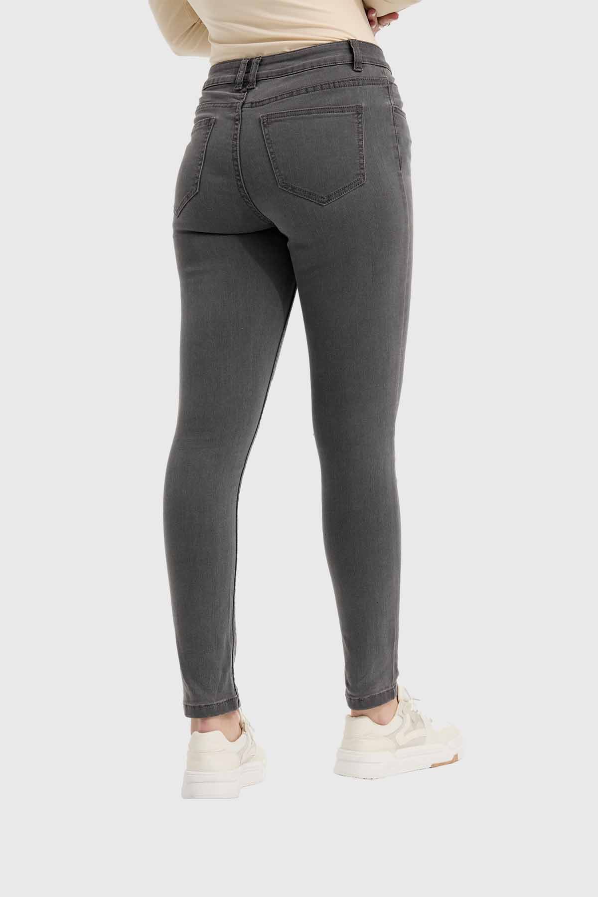 Jeans Mujer Skinny Emilia Gris