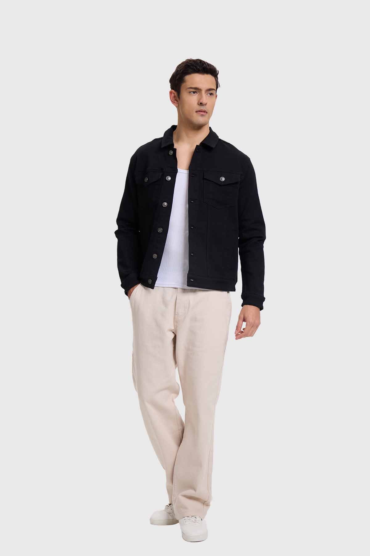 Chaqueta Hombre Jogger Negro