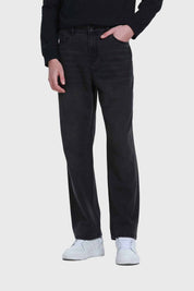 Jeans Hombre Baggy Focalizado Negro