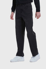 Jeans Hombre Baggy Focalizado Negro