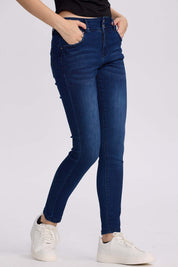 Jeans Mujer Skinny Kim Azul Oscuro