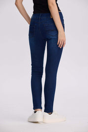Jeans Mujer Skinny Kim Azul Oscuro