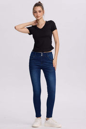 Jeans Mujer Skinny Kim Azul Oscuro