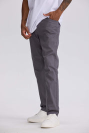 Jeans Hombre Slim Color Gris