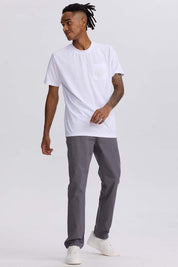 Jeans Hombre Slim Color Gris