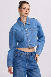 Chaqueta Mujer Cowboy Azul