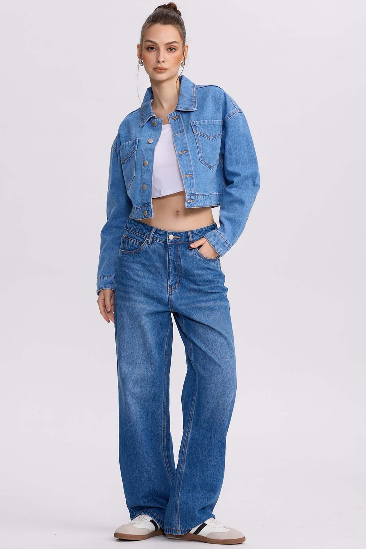 Chaqueta Mujer Cowboy Azul