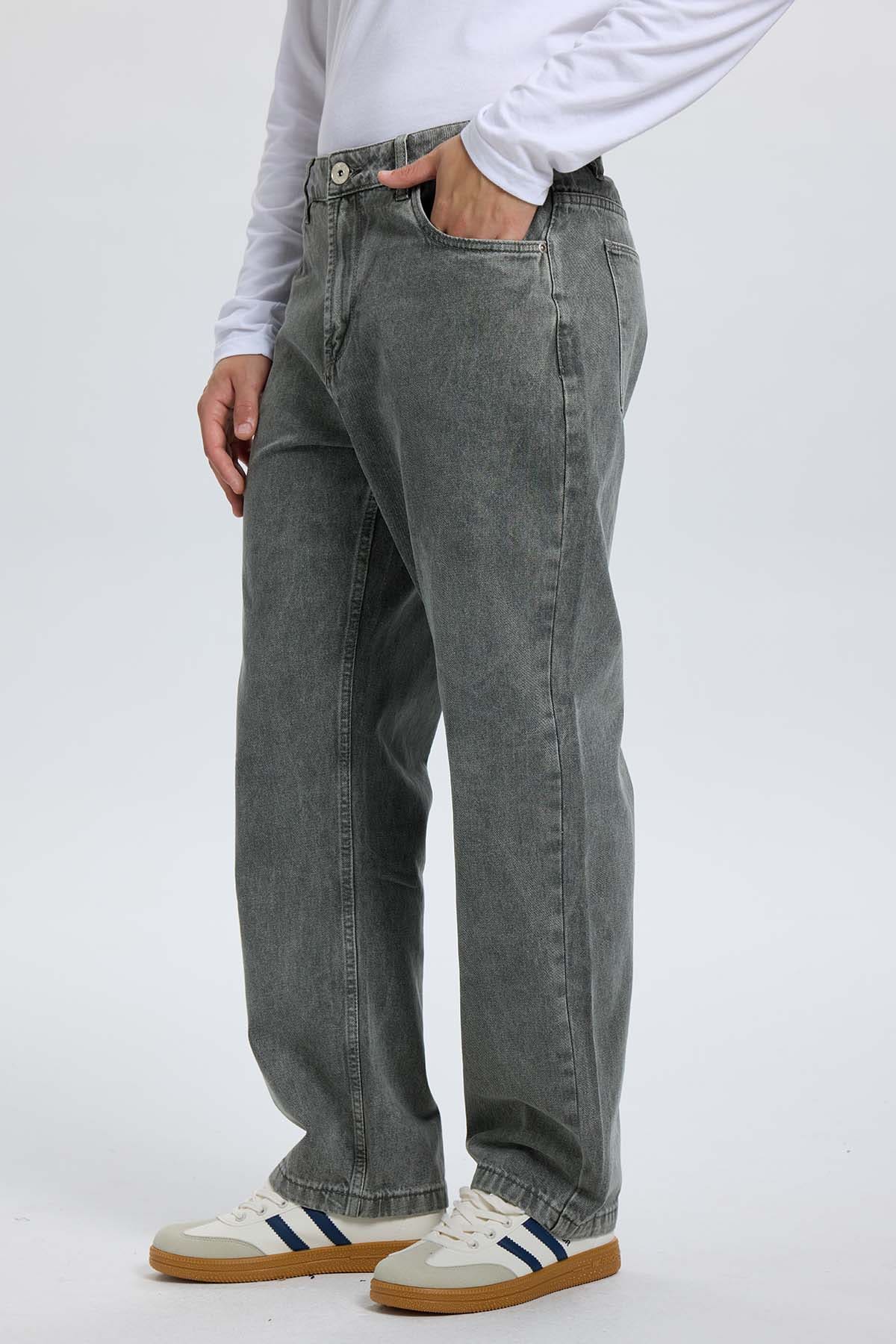 Jeans Hombre Relaxed Fit Lav Gris