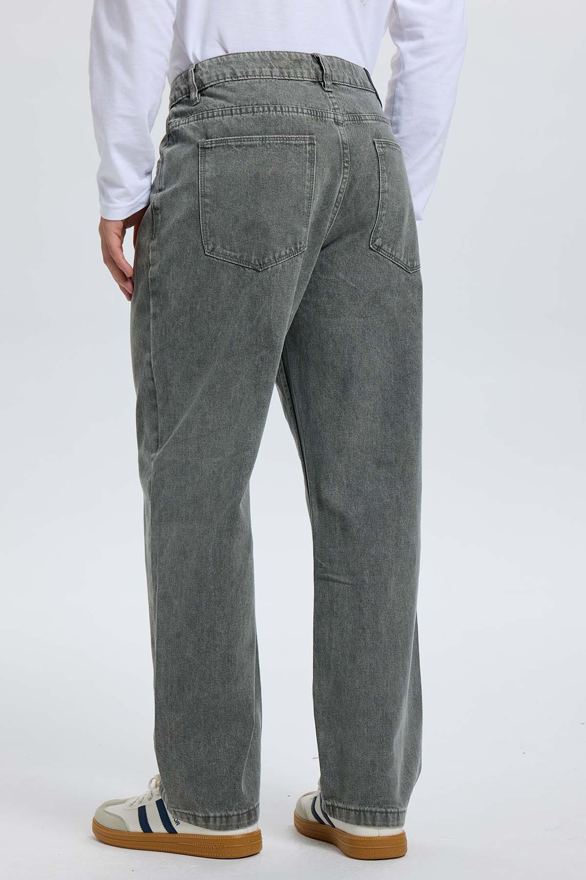 Jeans Hombre Relaxed Fit Lav Gris