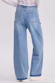 Jeans Mujer Calce Recto Linea Azul Azul / 42