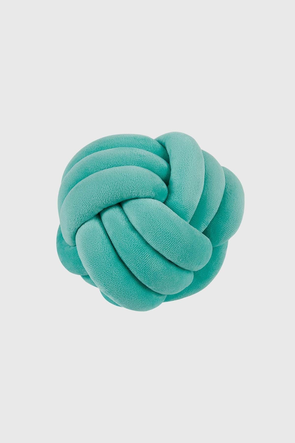 Cojín Unisex Velvet Nudo Aqua