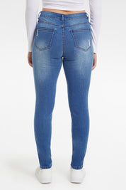 Jeans Mujer Skinny Lia Azul