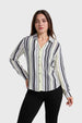 Blusa Mujer Abotonada Crudo