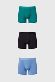 Boxer Hombre Tripack Verde