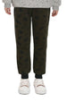 Pantalón Buzo Niño Jogger Print Verde