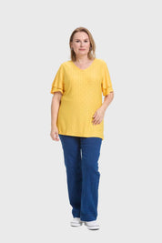 Polera Mujer Amarillo