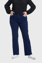 Jeans Mujer Control Abdomen Azul